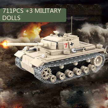 711pcs Military Germany Heavy Tank Fit in 3rd Ww2 Army Soldier Weapons Building Blocks Bricks Toys Present for Children Gifts
711pcs Military Germany Heavy Tank Fit in 3rd Ww2 Army Soldier Weapons Building Blocks Bricks Toys Present for Children Gifts