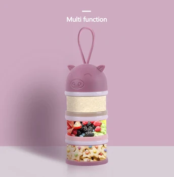 Milk Powder Box Portable Four-layer Milk Powder Box Independent Layered Storage Box Food Container Candy Fruit Food Storage
Milk Powder Box Portable Four-layer Milk Powder Box Independent Layered Storage Box Food Container Candy Fruit Food Storage