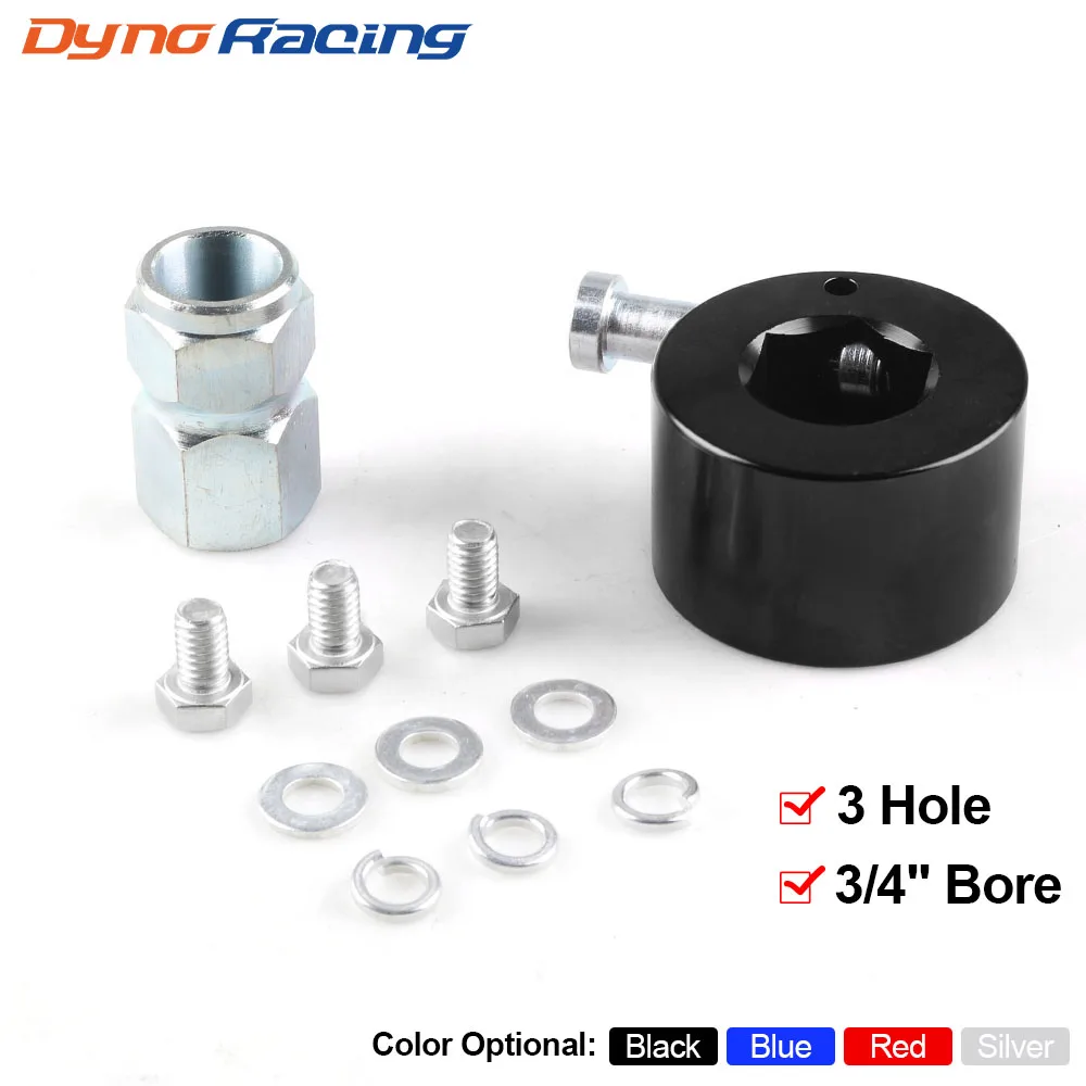 3/4inch Shaft or 360 Pull Ring Universal Aluminum Steering Wheel Quick Release Disconnect Hub For 3 hole steering wheels.
3/4inch Shaft or 360 Pull Ring Universal Aluminum Steering Wheel Quick Release Disconnect Hub For 3 hole steering wheels.