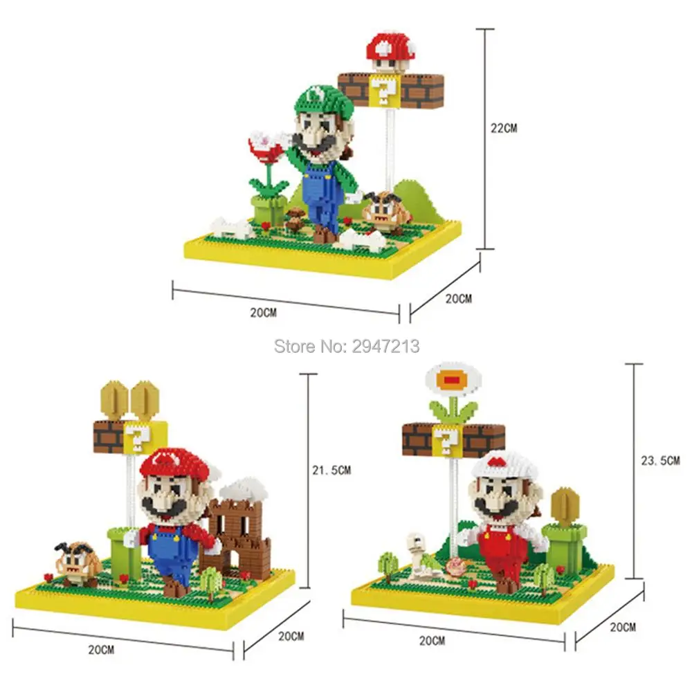 hot LegoINGlys creators Classic game Super Mario Bros Luigi figures model mini Micro Diamond Building Blocks nano bricks toys
hot LegoINGlys creators Classic game Super Mario Bros Luigi figures model mini Micro Diamond Building Blocks nano bricks toys