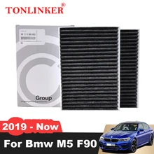 TONLINKER Cabin Filter 64119366402 For Bmw 5 Series M5 F90 S63B44Tx 4.4L S63B44B 2018 2019 2020 2021 2022- Model Car Accessories
TONLINKER Cabin Filter 64119366402 For Bmw 5 Series M5 F90 S63B44Tx 4.4L S63B44B 2018 2019 2020 2021 2022- Model Car Accessories
