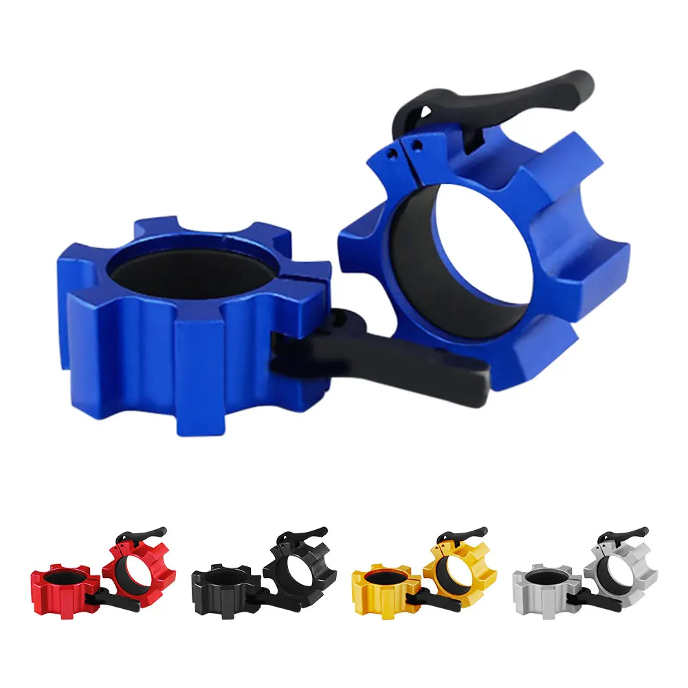 Olympic Professional Barbell Clamps Metal Aluminum for Squat Weightlifting/Powerlifting Training
Olympic Professional Barbell Clamps Metal Aluminum for Squat Weightlifting/Powerlifting Training