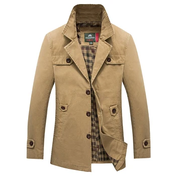 Spring Autumn Jacket Men Casual Single Breasted Turn Down Collar Blazer Jacket Leisure Cotton Windbreaker Coat Men
Spring Autumn Jacket Men Casual Single Breasted Turn Down Collar Blazer Jacket Leisure Cotton Windbreaker Coat Men