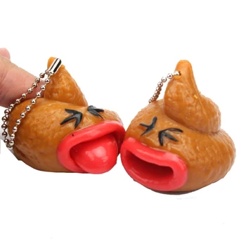 Creative and Funny Simulation Tricky Stool Pendant Tongue Out Poop Squeeze Decompression Tricky Gift Toy
Creative and Funny Simulation Tricky Stool Pendant Tongue Out Poop Squeeze Decompression Tricky Gift Toy