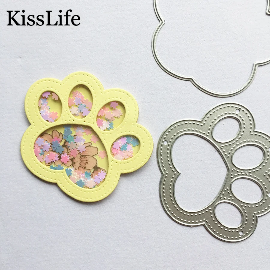 New Cat Dog Bear Paw Foot Print Metal Cutting Dies Alinacrafts Frame Dies for Card Making Scrapbooking Christmas Craft Die Cuts
New Cat Dog Bear Paw Foot Print Metal Cutting Dies Alinacrafts Frame Dies for Card Making Scrapbooking Christmas Craft Die Cuts