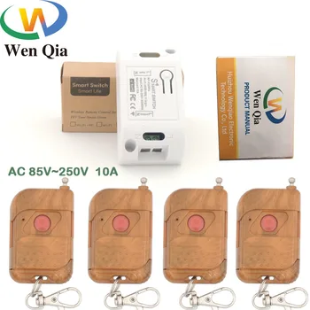 433MHz Universal Wireless RF Remote Controls Compatible with WIFI controller AC 110V 220V 10A 2200W 1CH via IOS Android Phone
433MHz Universal Wireless RF Remote Controls Compatible with WIFI controller AC 110V 220V 10A 2200W 1CH via IOS Android Phone