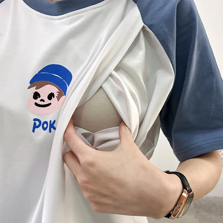 Lovely Pattern Pregnant T-Shirt Postpartum Clothing Breastfeeding Top Maternity Clothing Cotton Wholesale Retail 3901 
Lovely Pattern Pregnant T-Shirt Postpartum Clothing Breastfeeding Top Maternity Clothing Cotton Wholesale Retail 3901