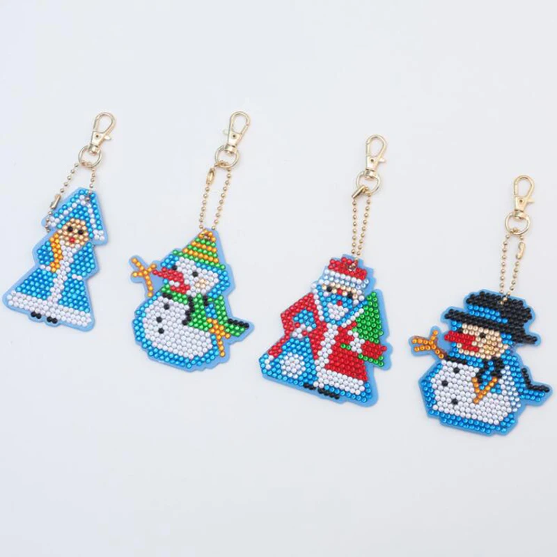 5D Diamond Painting Keychain Rhinestone snowman Embroidery Pendant DIY Craft Diamond Painting Cross Stitch Key Chain
5D Diamond Painting Keychain Rhinestone snowman Embroidery Pendant DIY Craft Diamond Painting Cross Stitch Key Chain