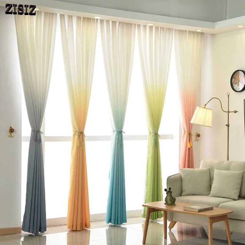 ZISIZ Gradient Blackout Window Curtains for Living Room Kitchen Modern Tulle Curtains for Bedroom Window Curtain Fabric Drapes
ZISIZ Gradient Blackout Window Curtains for Living Room Kitchen Modern Tulle Curtains for Bedroom Window Curtain Fabric Drapes