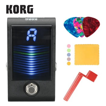 

Korg PBCS Pitchblack Custom Pedal Tuner with 3D Visual Meter Display True bypass with Strings Winder, Polishing Cloth, Picks