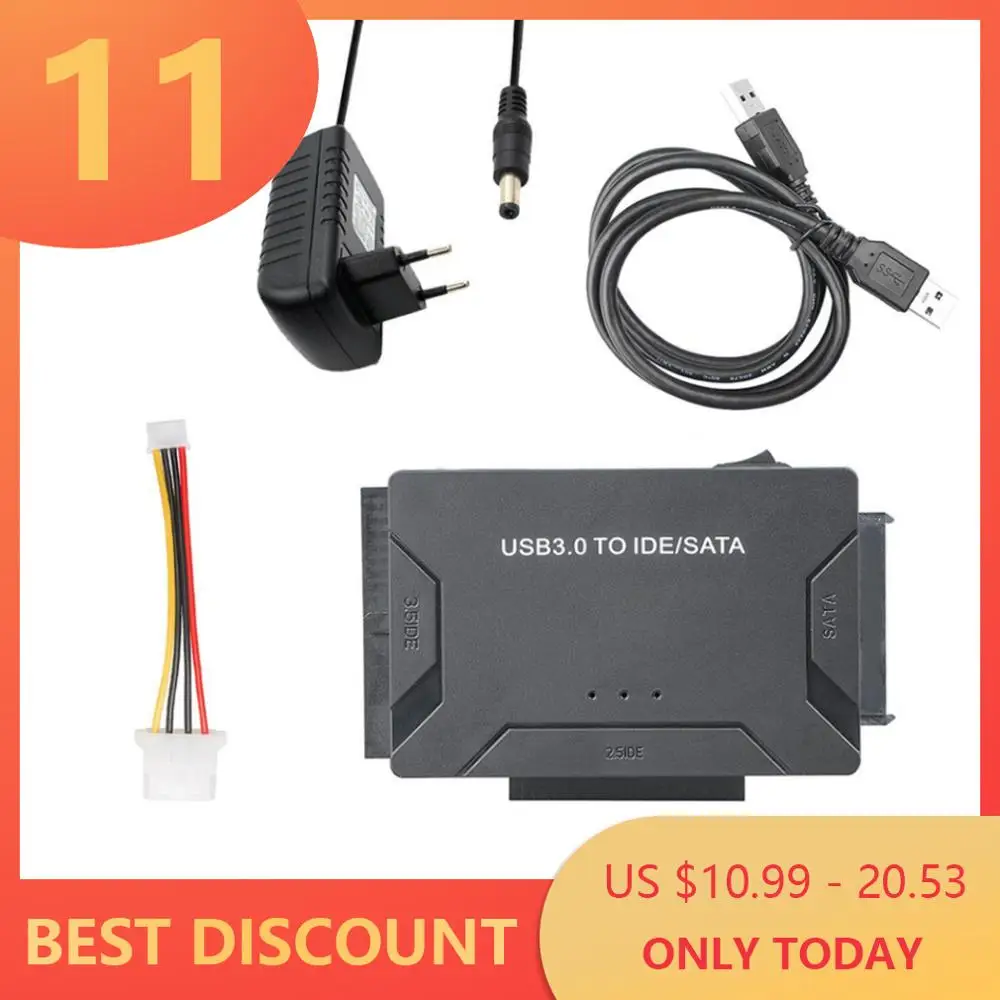 USB 3.0 to IDE/SATA Converter Super 5gbps Transfer External Hard Drive Adapter Kit Plug & Play Support up to 4TB Drives Stock
USB 3.0 to IDE/SATA Converter Super 5gbps Transfer External Hard Drive Adapter Kit Plug & Play Support up to 4TB Drives Stock