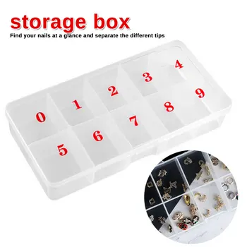 High Quality Nail Storage Case Clear Plastic 10 Slots Empty Nail Art Tips Rhinestone Beads Storage Box
High Quality Nail Storage Case Clear Plastic 10 Slots Empty Nail Art Tips Rhinestone Beads Storage Box