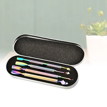 1Set Dead Skin Fork Cuticle Remover Dual-use Portable Stainless Steel Auxiliary Tool Dead Skin Push Nail Manicure
1Set Dead Skin Fork Cuticle Remover Dual-use Portable Stainless Steel Auxiliary Tool Dead Skin Push Nail Manicure