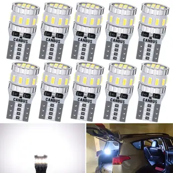 10X T10 168 501 W5W LED Canbus Bulb 6000K White Lamp Wedge Car Interior Light Auto 12V For BMW E46 E60 E90 E39 M VW Golf 4 5 6 7
10X T10 168 501 W5W LED Canbus Bulb 6000K White Lamp Wedge Car Interior Light Auto 12V For BMW E46 E60 E90 E39 M VW Golf 4 5 6 7