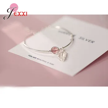 Pure 925 Sterling Silver Strawberry Stone Pendant Bracelets Good Quality Feature Hand Chains For Women/Girls Jewelry
Pure 925 Sterling Silver Strawberry Stone Pendant Bracelets Good Quality Feature Hand Chains For Women/Girls Jewelry