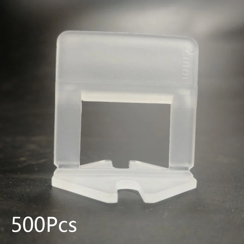 500 Tile Leveling Spacer Clips Wall Floor Tile Spacer Tiling Tool 1.0/1.5/2mm UK