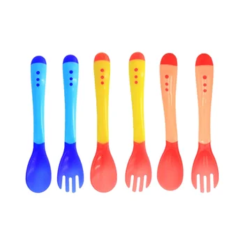 6Pcs Baby Spoon Temperature Heat Sensing Color Changing Spoon Newborn Infant Feeding Care Safety Tool 
6Pcs Baby Spoon Temperature Heat Sensing Color Changing Spoon Newborn Infant Feeding Care Safety Tool