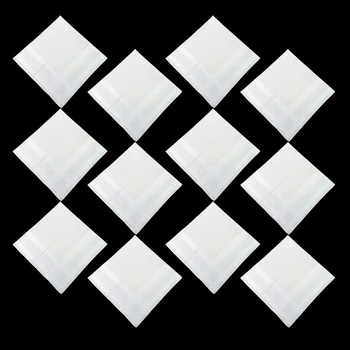 12 Pieces Womens Mens 100% Cotton Handkerchiefs Solid White Hankies Bulk Set
12 Pieces Womens Mens 100% Cotton Handkerchiefs Solid White Hankies Bulk Set