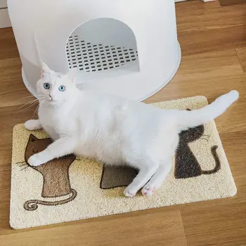Cat Litter Mat Non Slip Mat Trap Pet Cat Feeding Placemat Litter Box Mat for Puppy Pet Water-Resistant Durable Easy to Clean.
Cat Litter Mat Non Slip Mat Trap Pet Cat Feeding Placemat Litter Box Mat for Puppy Pet Water-Resistant Durable Easy to Clean.