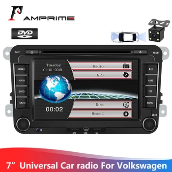 

AMPrime 2 DIN 7 Inch Car DVD GPS Radio stereo player For Volkswagen VW MattwayT6 Beetle Scirocco Sharan Kaluwei Kadi Amarok Golf