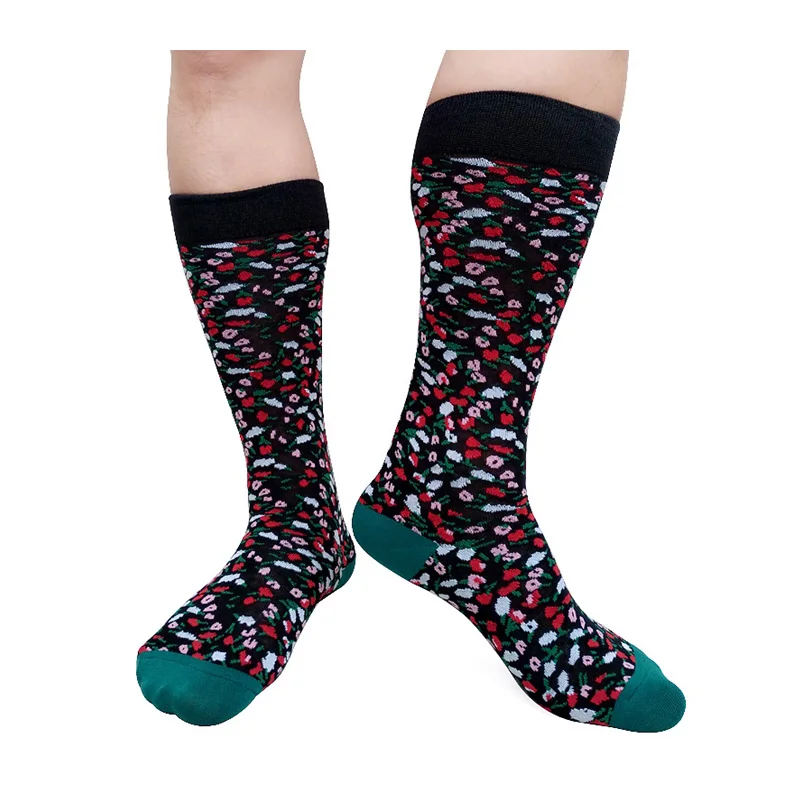 Business Mens Long Socks Floral Fashion Wedding Gift Breathable Cotton Exotic Formal Wear High Quality Male Hose
Business Mens Long Socks Floral Fashion Wedding Gift Breathable Cotton Exotic Formal Wear High Quality Male Hose