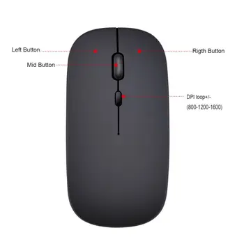 New dual-mode Bluetooth mouse 2.4G wireless mouse mute ultra-thin notebook desktop office mouse
New dual-mode Bluetooth mouse 2.4G wireless mouse mute ultra-thin notebook desktop office mouse