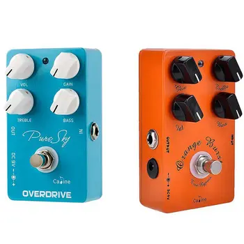 Caline CP-18 Burst Overdrive Guitar Effect Pedal Orange with Caline Pure Sky OD Guitar Effect Pedal
Caline CP-18 Burst Overdrive Guitar Effect Pedal Orange with Caline Pure Sky OD Guitar Effect Pedal