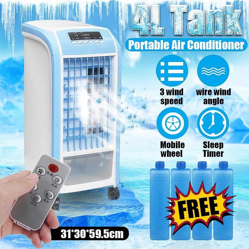 220V Air Conditioner Multifunction Cooling Fan Timer Cooler Humidifier Purifier Adjustable 3 Wind Speed
220V Air Conditioner Multifunction Cooling Fan Timer Cooler Humidifier Purifier Adjustable 3 Wind Speed