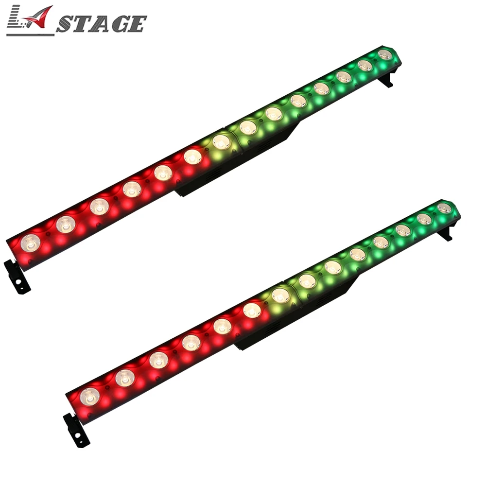 Free Shipping 2pcs/Lot 14x3w Beam Effect Cree Warm White/Cold White Pixel Control Wall Washer Led Strip Light | Лампы и освещение
