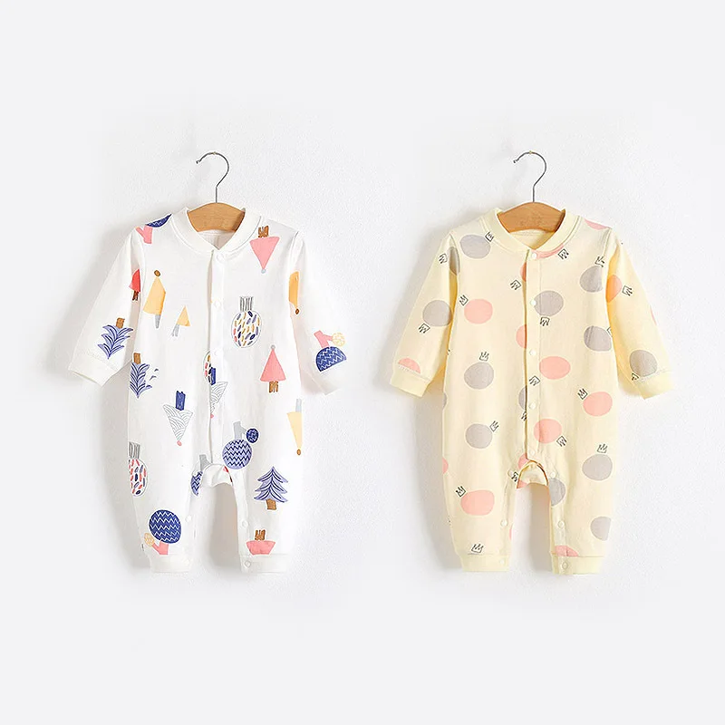 Baby Jumpsuit spring and autumn long sleeve pajamas net red baby clothes boys and newborns pure cotton Romper
Baby Jumpsuit spring and autumn long sleeve pajamas net red baby clothes boys and newborns pure cotton Romper