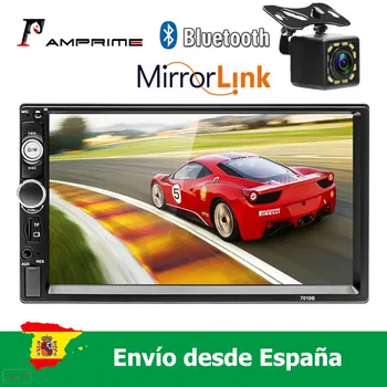 AMprime Car radio 2 din support Android Iphone Mirror Link Bluetooth USB 7'' HD touch screen Car Video Player
AMprime Car radio 2 din support Android Iphone Mirror Link Bluetooth USB 7'' HD touch screen Car Video Player