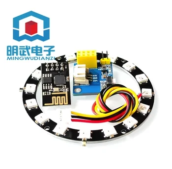 ESP8266 ESP-01 ESP-01S WS2812 RGB LED lamp module lighting control development board
ESP8266 ESP-01 ESP-01S WS2812 RGB LED lamp module lighting control development board