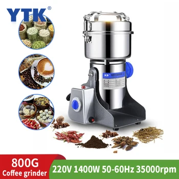 220V 800G 1400W Electric Coffee Grinder Kitchen Salt Pepper Grinder Powerful Bean Spice Nut Seed Coffee Bean Grinder Herbal Nut
220V 800G 1400W Electric Coffee Grinder Kitchen Salt Pepper Grinder Powerful Bean Spice Nut Seed Coffee Bean Grinder Herbal Nut