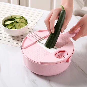 Slicer Cutter Chopper Vegetable Cutter Grater Round Kitchen Multifunction Shred Grater Fruit Peeler Wash Leaking Basin-35
Slicer Cutter Chopper Vegetable Cutter Grater Round Kitchen Multifunction Shred Grater Fruit Peeler Wash Leaking Basin-35