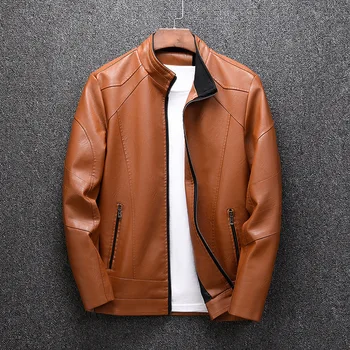 Fall Spring Fashion Mens Stand Collar 4xl Wine Red Black Brown Faux Pu Leather Jacket Coat , Cool Jackests and Coats for Men 
Fall Spring Fashion Mens Stand Collar 4xl Wine Red Black Brown Faux Pu Leather Jacket Coat , Cool Jackests and Coats for Men