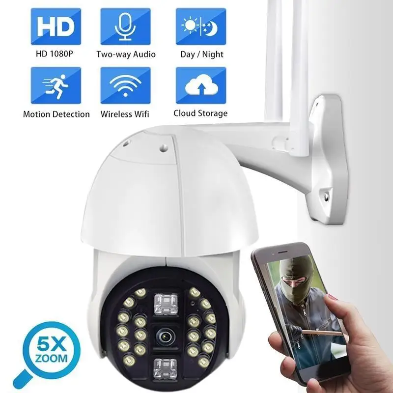 Cam Voice Recorder AP Pattern 20LED Dual Antennas IP66 Outdoor Home Security Monitor Camera Indoor APP Rotation
Cam Voice Recorder AP Pattern 20LED Dual Antennas IP66 Outdoor Home Security Monitor Camera Indoor APP Rotation