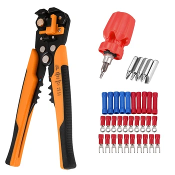 32 in 1 Automatic Wire Stripping Tool 8 Inch Wire Set Stripper Self-Adjusting Cable Cutter Crimper,Cutting Pliers Tool for Indus 
32 in 1 Automatic Wire Stripping Tool 8 Inch Wire Set Stripper Self-Adjusting Cable Cutter Crimper,Cutting Pliers Tool for Indus