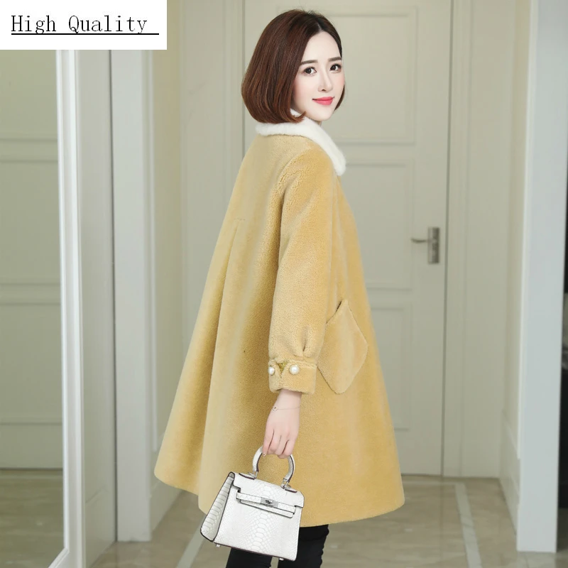 Winter Jacket Women Real Sheep Shearing Coats Female Parka Natural Mink Fur Collar Spring Long Wool Clothes 2020 LWL1358
Winter Jacket Women Real Sheep Shearing Coats Female Parka Natural Mink Fur Collar Spring Long Wool Clothes 2020 LWL1358