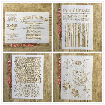 4 pieces / each batch of A4 flowers DIY craft layered stencil, painting, scrapbook, embossing, embossing album paper stencil
4 pieces / each batch of A4 flowers DIY craft layered stencil, painting, scrapbook, embossing, embossing album paper stencil