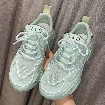 2020 Spring Women Mesh Sneakers Chunky Shoes for Women Trainers Platform White Chunky Sneakers Wedges Ladies Casual Shoes
2020 Spring Women Mesh Sneakers Chunky Shoes for Women Trainers Platform White Chunky Sneakers Wedges Ladies Casual Shoes