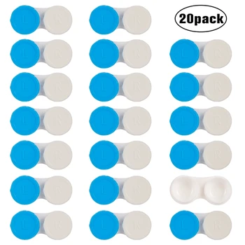 20pcs Contact Lens L+R Cases Storage Holder Soaking Container Glasses Cosmetic Contact Lenses Box For Eyes Portable Travel Kit 
20pcs Contact Lens L+R Cases Storage Holder Soaking Container Glasses Cosmetic Contact Lenses Box For Eyes Portable Travel Kit