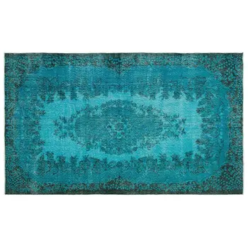 Handmade Turquoise Vintage Overdyed Turkish Area Rug 177x303 Cm-5'10''X9'11''
Handmade Turquoise Vintage Overdyed Turkish Area Rug 177x303 Cm-5'10''X9'11''