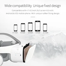 BOBO VR Z6 Bluetooth 3D Glasses Virtual Reality Box Google Cardboard Stereo Mic Headset Helmet for 4.7-6.2" Smartphone+Joystick
BOBO VR Z6 Bluetooth 3D Glasses Virtual Reality Box Google Cardboard Stereo Mic Headset Helmet for 4.7-6.2" Smartphone+Joystick