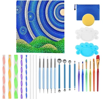 35pcs Mandala Dotting Tools Set for Painting Rocks Pottery Portable Multifunction Embossing Dot Kit Dotting Tool Set Handwork
35pcs Mandala Dotting Tools Set for Painting Rocks Pottery Portable Multifunction Embossing Dot Kit Dotting Tool Set Handwork