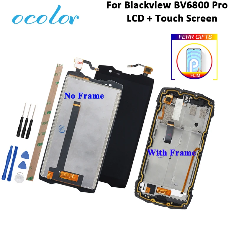 ocolor For Blackview BV6800 Pro LCD Display And Touch Screen +Frame +Film With Tools For Blackview BV6800 Pro Phone 5.7''
ocolor For Blackview BV6800 Pro LCD Display And Touch Screen +Frame +Film With Tools For Blackview BV6800 Pro Phone 5.7''