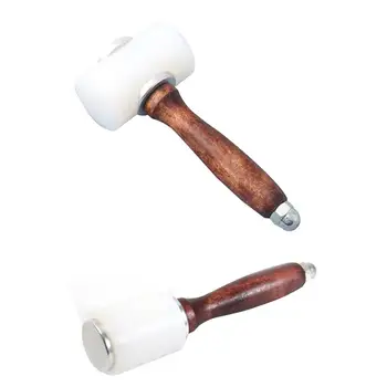 Leather Carving Hammer Printing Tool DIY Craft Cowhide Punch Cutting Sew Nylon Hammer Tool with Wood Handle Leathercraft Carving
Leather Carving Hammer Printing Tool DIY Craft Cowhide Punch Cutting Sew Nylon Hammer Tool with Wood Handle Leathercraft Carving