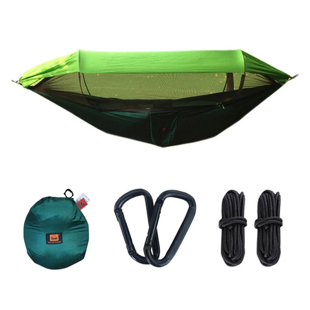Outdoor Camping Hammock with Mosquito Portable Outdoor Sleeping UV Proof Swing Backpacking Travel and Hunting Sleeping Hanging
Outdoor Camping Hammock with Mosquito Portable Outdoor Sleeping UV Proof Swing Backpacking Travel and Hunting Sleeping Hanging