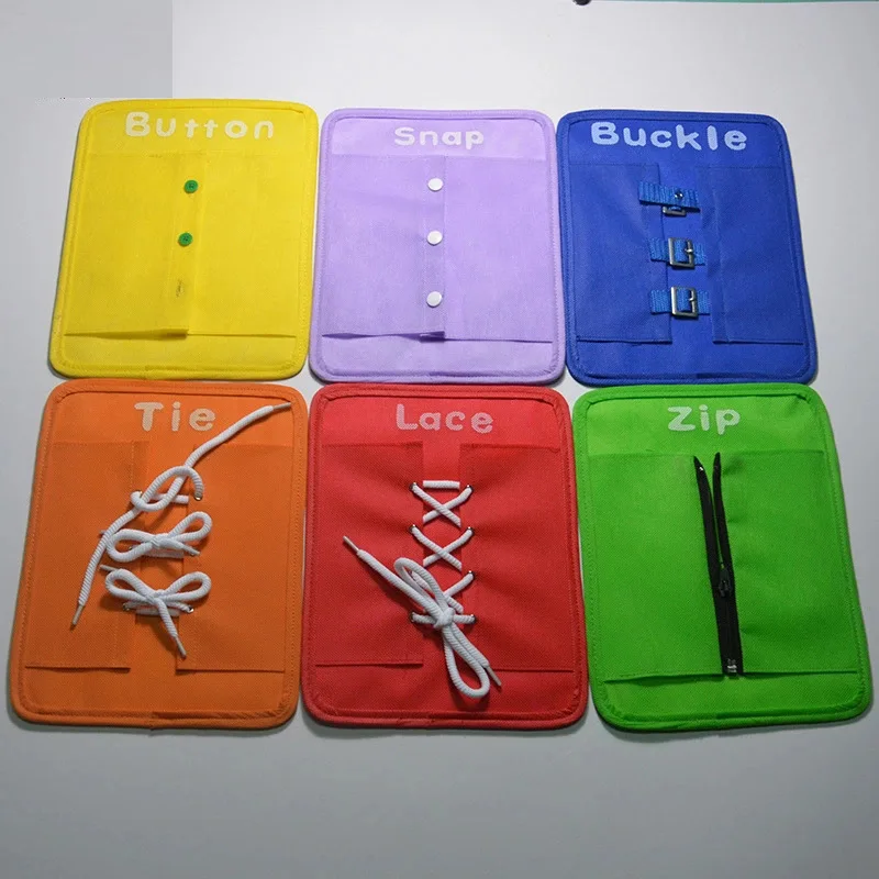 6 Pcs Snap Boards Montessori Snap Button Necktie Toys for Children Buckle Toy Educational Kids Gift Kits Life Skills Toys Birth
6 Pcs Snap Boards Montessori Snap Button Necktie Toys for Children Buckle Toy Educational Kids Gift Kits Life Skills Toys Birth