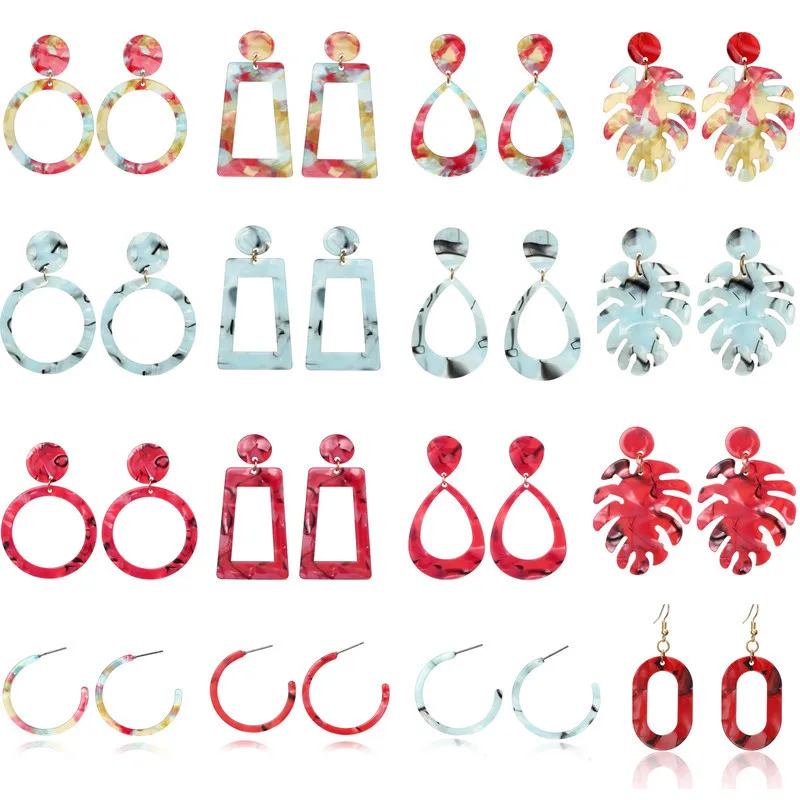 2020 Aretes De Mujer Brincos Brinco The Color Earrings Acid Plate Geometry Character Female Geometric Women Long Ohrringe 
2020 Aretes De Mujer Brincos Brinco The Color Earrings Acid Plate Geometry Character Female Geometric Women Long Ohrringe