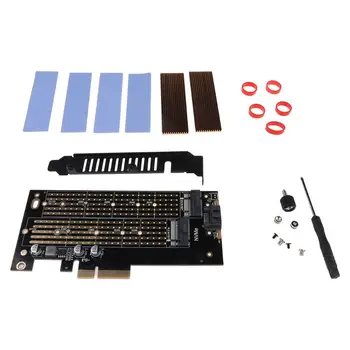 1Set PCI Express PCI-E 3.0 X4 to NVMe M.2 M KEY NGFF SSD PCIE M2 Riser Card Adapter Support for 2230-2280 Size X6HA
1Set PCI Express PCI-E 3.0 X4 to NVMe M.2 M KEY NGFF SSD PCIE M2 Riser Card Adapter Support for 2230-2280 Size X6HA